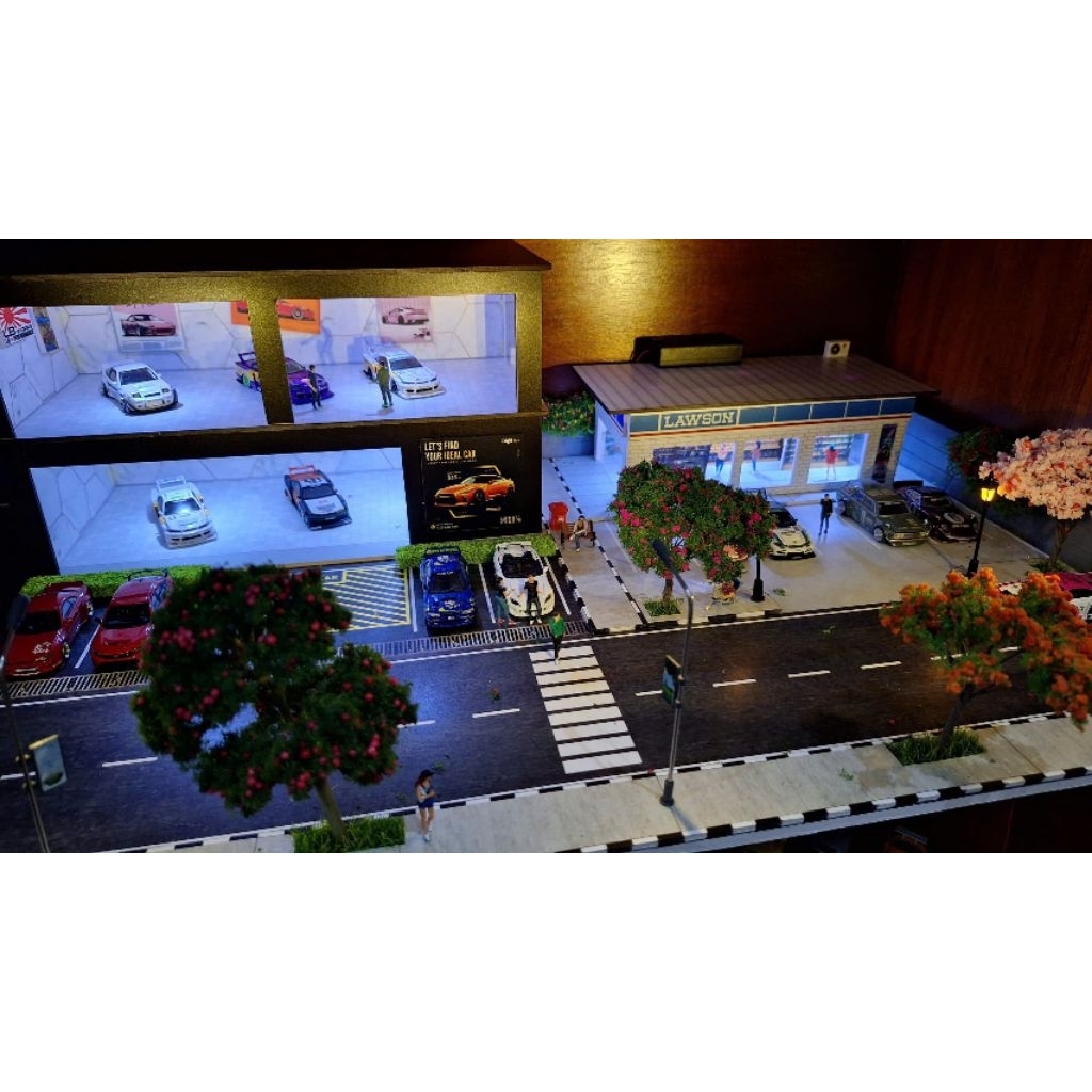 Diorama 1:64 - Combo Showroom + Lawson