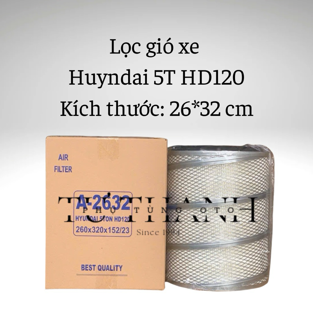 Lọc gió Huyndai 5T HD120 (26*32)