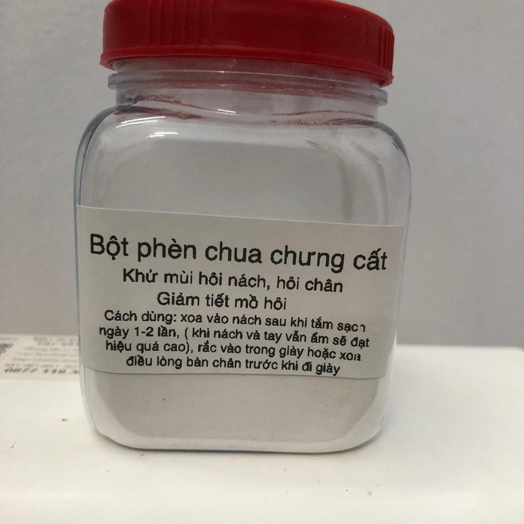 150gr bột phèn chua chưng cất siêu mịn giá sỉ