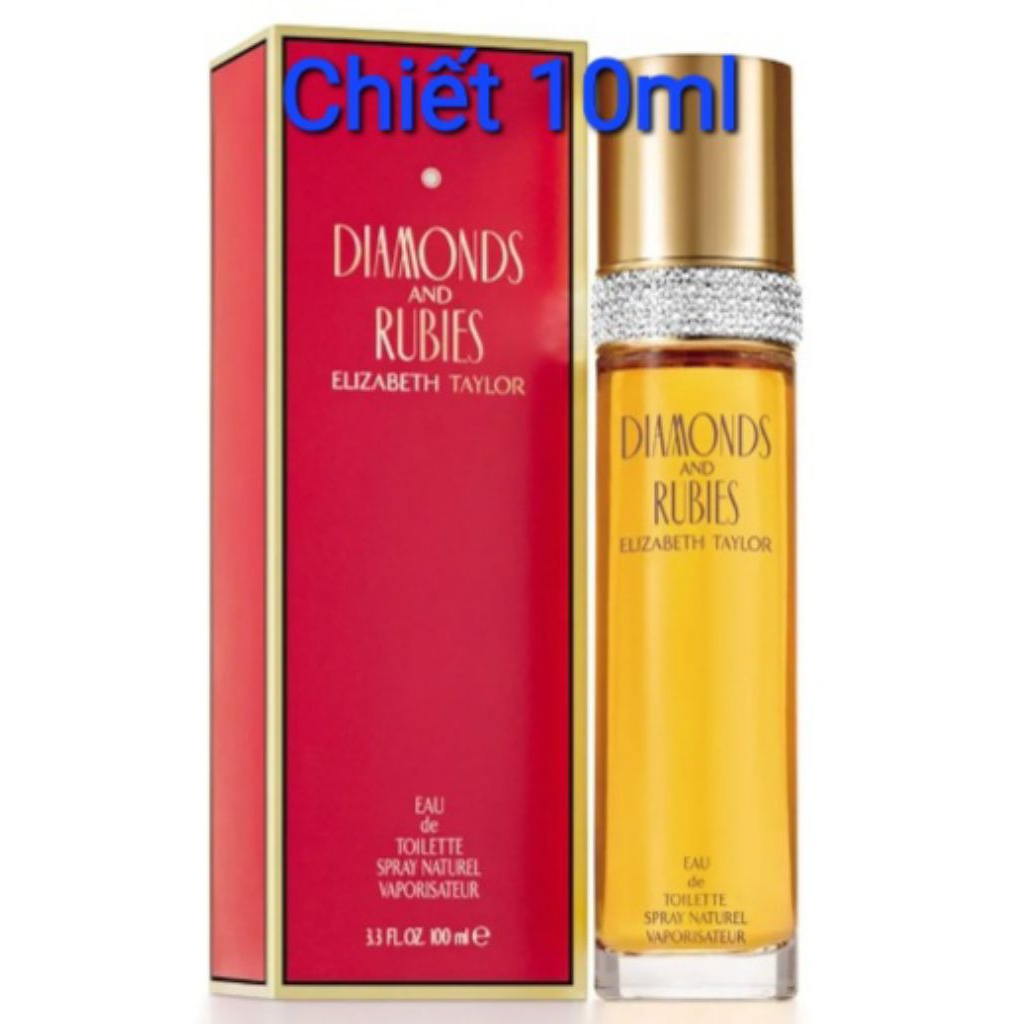 Nước hoa Nữ DIAMONDS & RUBIES ( Chiết 10ml ) - ELIZABETH TAYLOR ( Hàng Mỹ )