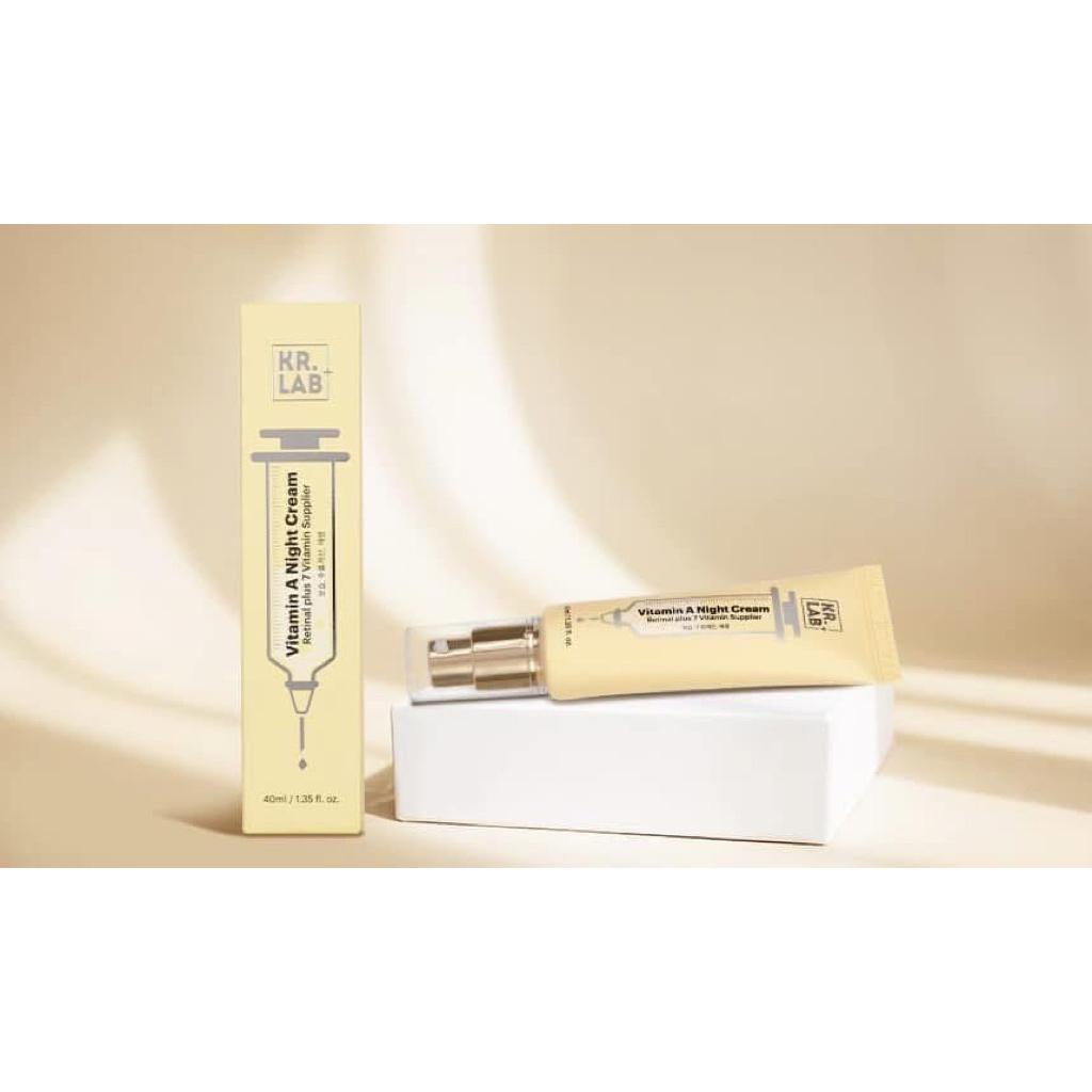 Kem đêm retinal kr.lab the Vita-A retinal shot tightening Cream 15ml  dưỡng ẩm, chống lão hóa