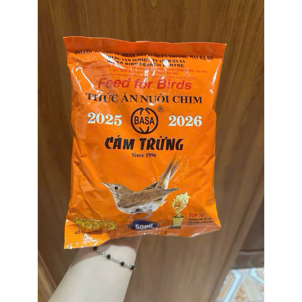 Cám Trứng Basa  - Thức Ăn Chim Cảnh (500g) - Giàu Đạm, Chim Khoẻ, Hót Hay - Nhiều Người Nuôi Chim Tin Dùng