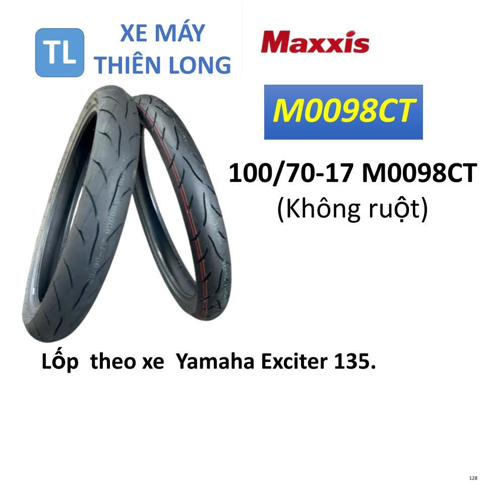 128. Lốp vỏ Maxxis Victra không ruột 100/70-17 M0098CT dành cho xe Exciter 135.