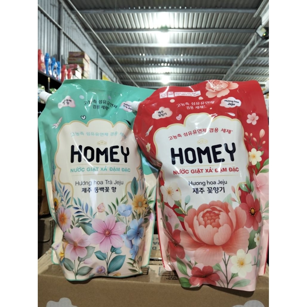 (Nước giặt xả Homey 3,4kg)
