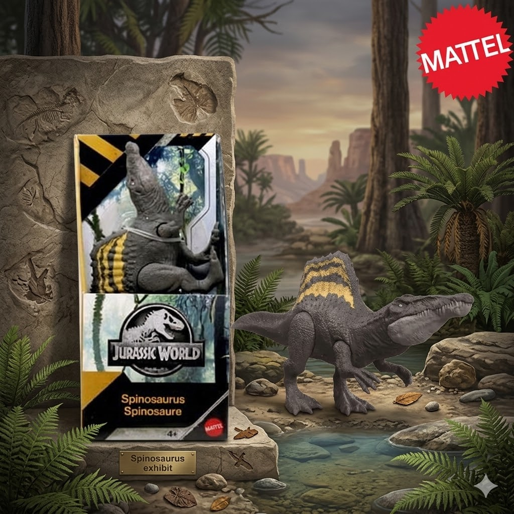 Mô Hình Khủng Long JW Spinosaurus 6 Inch - Jurassic World Chính Hãng Mattel