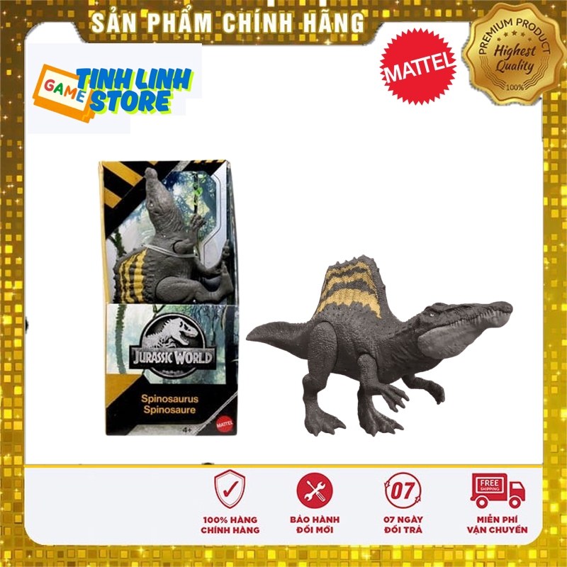 Mô Hình Khủng Long Gai Spinosaurus 6-inch Jurassic World - Hàng Chính Hãng Mattel