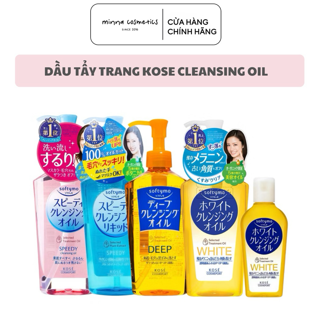 [Kose] Dầu tẩy trang Softymo Kose Cleansing Oil