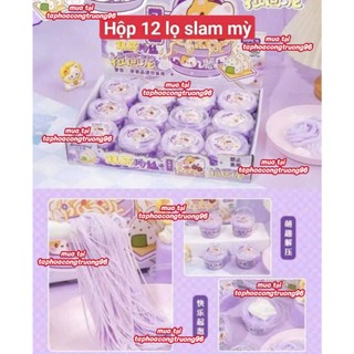 khay 12 hộp slime làm mỳ,slam làm mỳ siêu hót