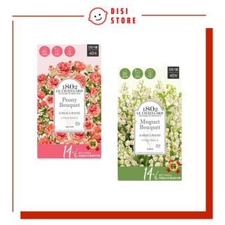 (CÓ HỘP) Giấy Thơm Quần Áo 1802 Le Chatelard Hàn Quốc Peony / Lavande / Muguet Bouquet Infusions Cho Máy Sấy LG - DISI