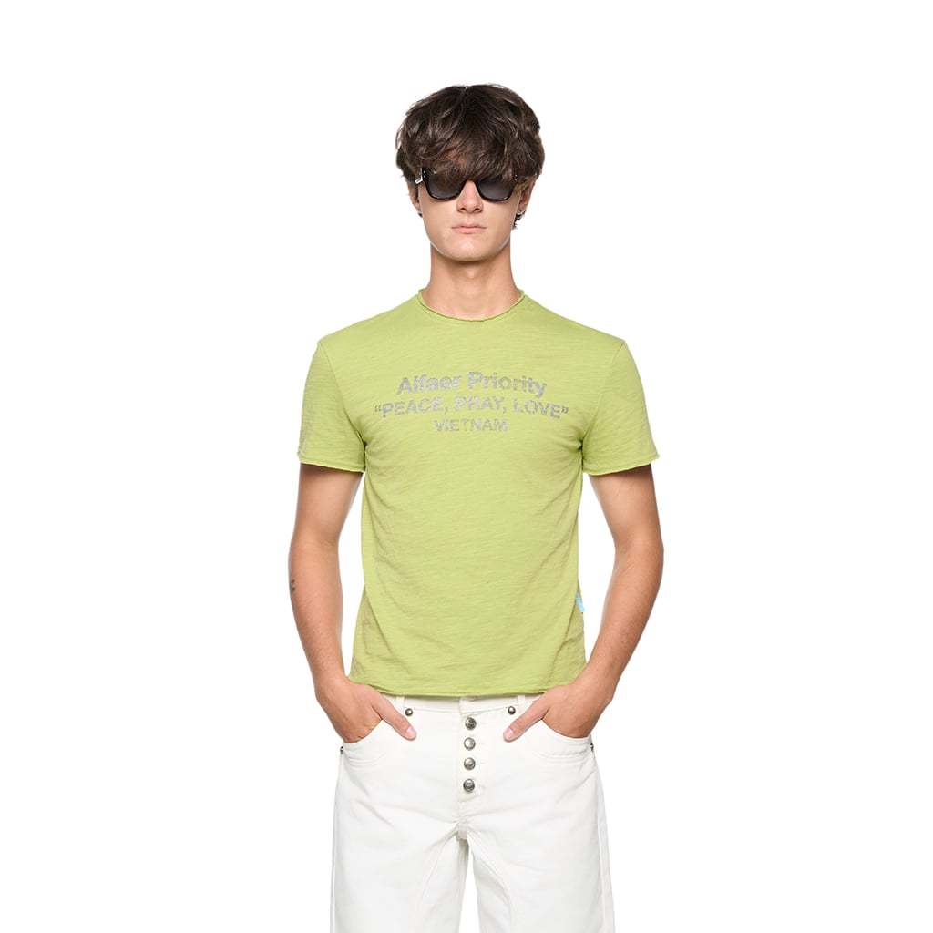 ÁO "ALFAER" SPIRIT REGULAR FIT T-SHIRT - GREEN