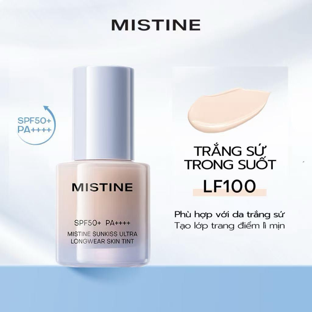 Kem nền chống nắng lâu trôi MISTINE Kem nền chống nắng SPF50 + PA + + + + 30g