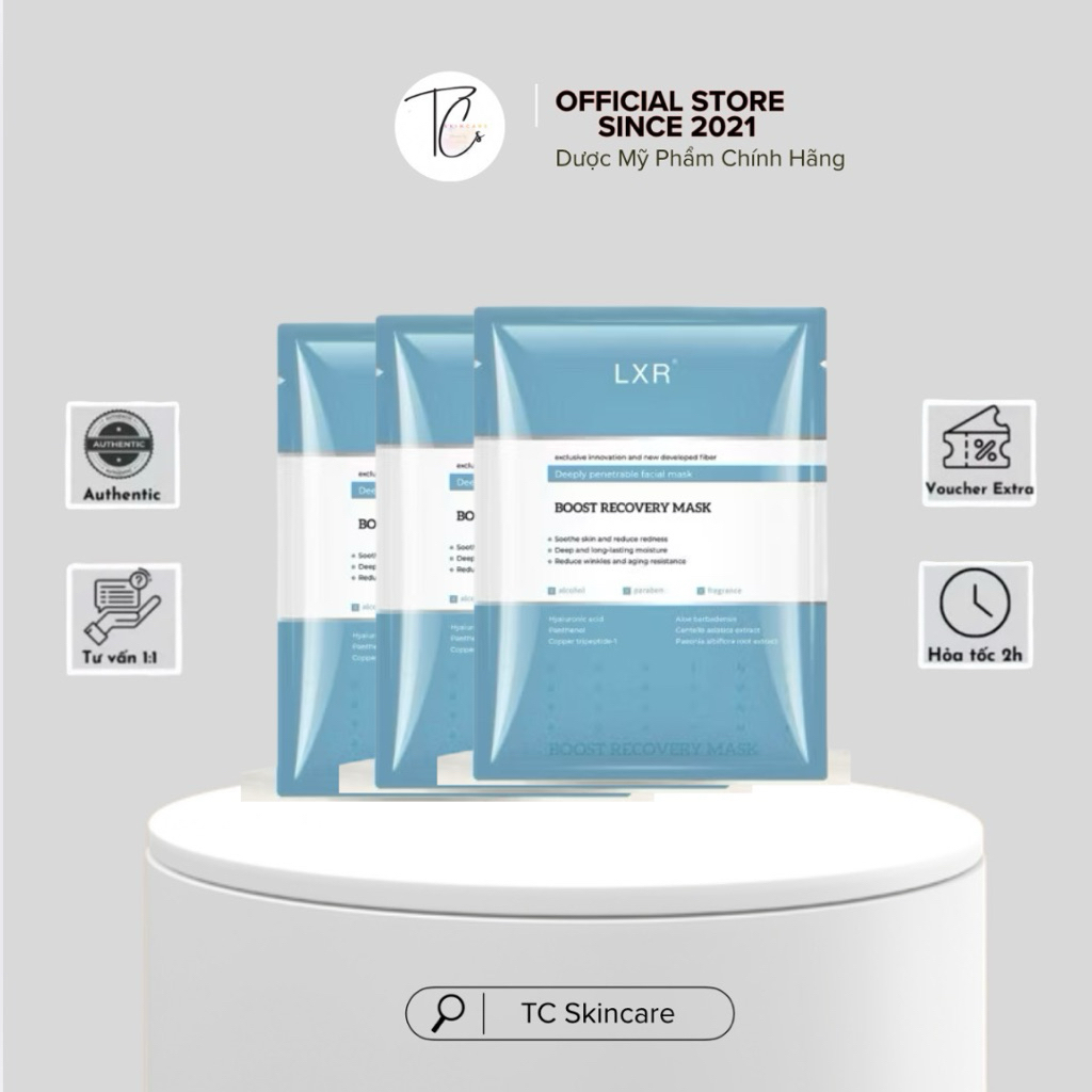 [Công Ty] Mặt Nạ  LXR Boost Recovery Peptide Mask Phục Hồi Da