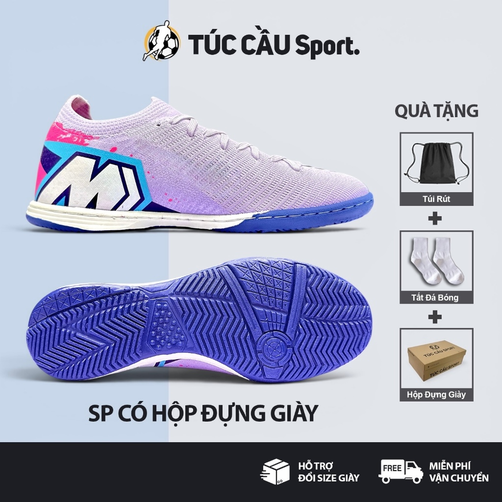 Giày Futsal VP16 ELITE VN Đế Bằng IC Chuyên Dành Cho Sân Futsal Sàn Gỗ, Sàn Nhựa, Sân Nền Cứng Hoặc 