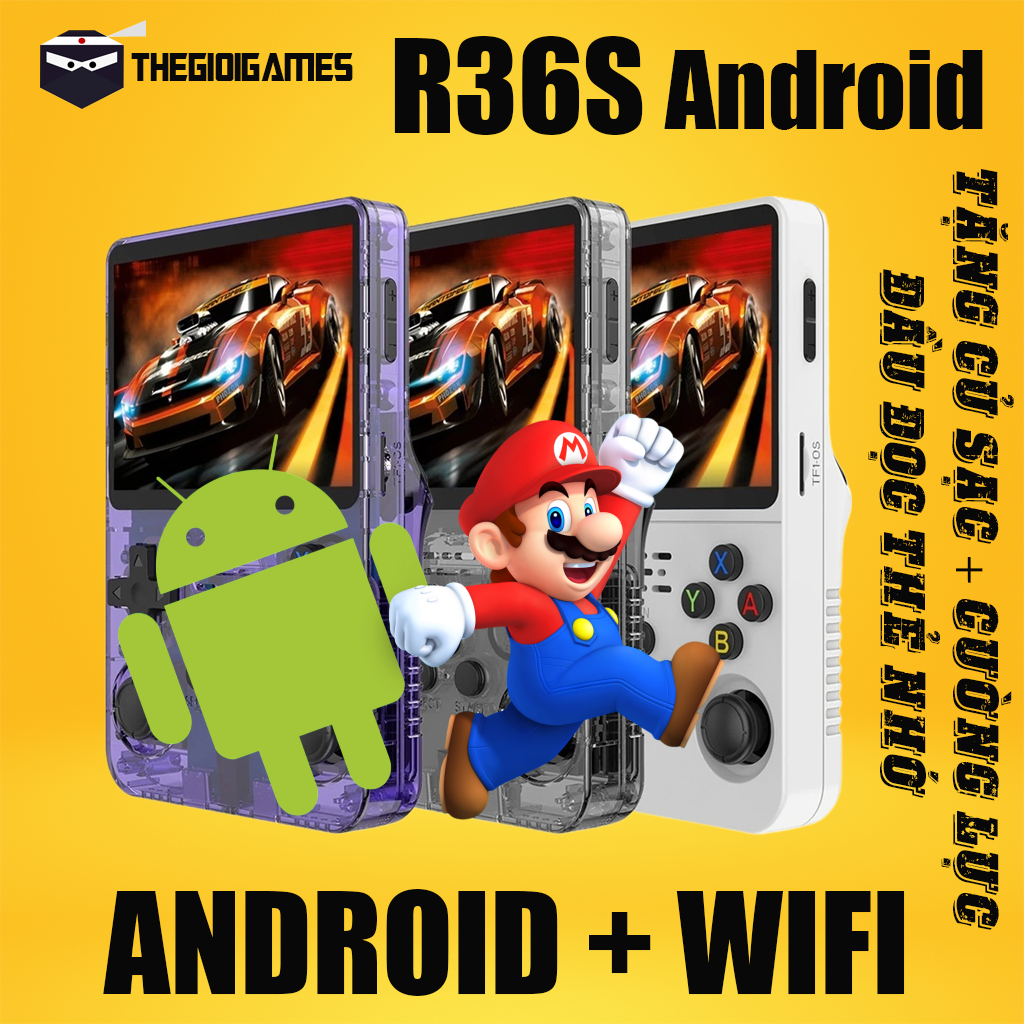 [Bảo Hành 12T] Máy Game R36S Android -  3.5 Inch - Chính Hãng