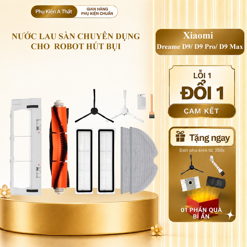 Phụ Kiện Robot Hút Bụi Dreame D9/ D9 Pro/ D9 Max, L10/ L10 Pro, Mova L600