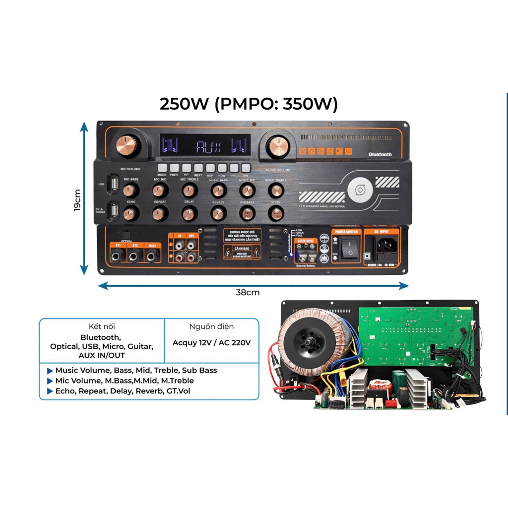 SẢN PHẨM bo mạch model: G252  / 350w