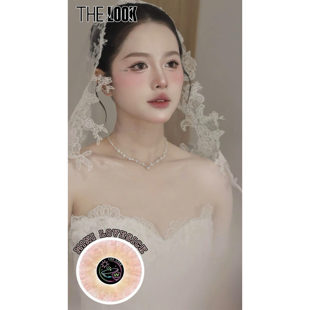 [HOẢ TỐC HCM] KÍNH ÁP TRÒNG MINI LOVE SICK - ĐỦ ĐỘ CẬN