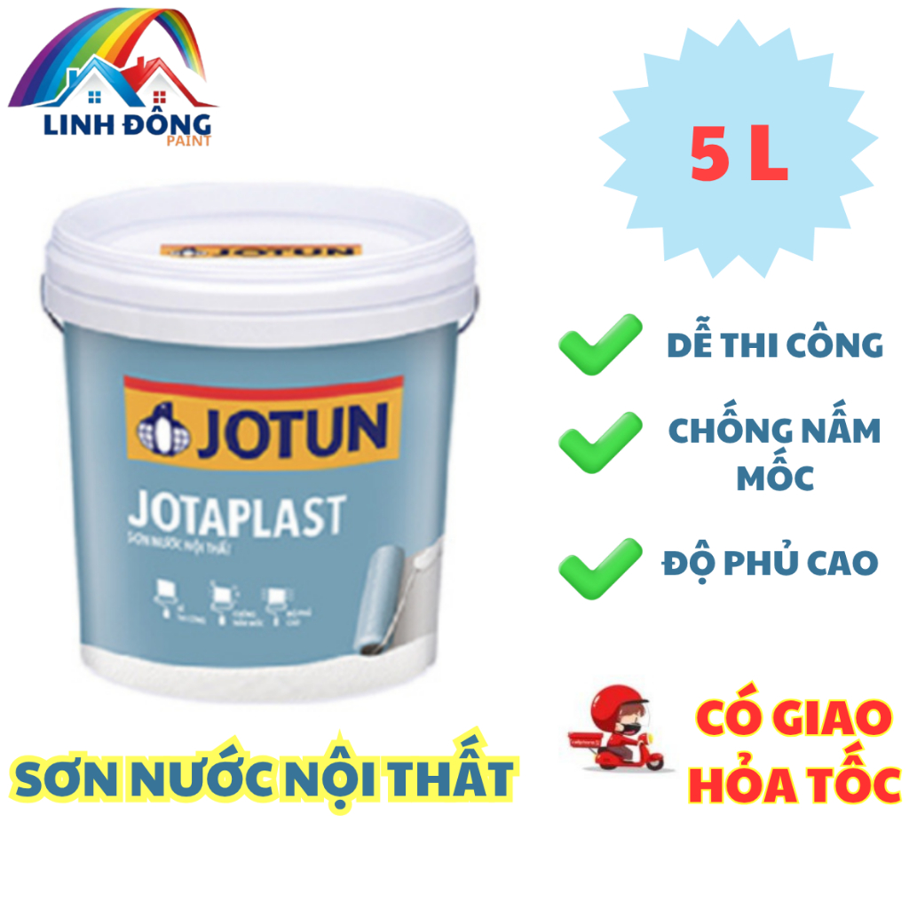 5 LÍT SƠN NỘI THẤT JOTUN JOTAPLAST