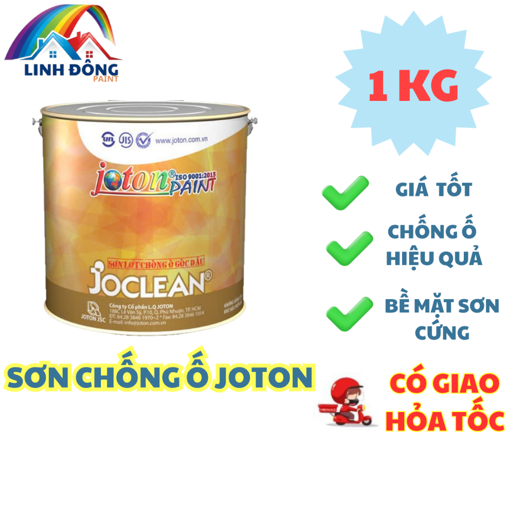 1 KG SƠN CHỐNG Ố DO THẤM CỦA JOTON PAINT- Ố TƯỜNG, TRẦN ĐỀU TRỊ ĐƯỢC