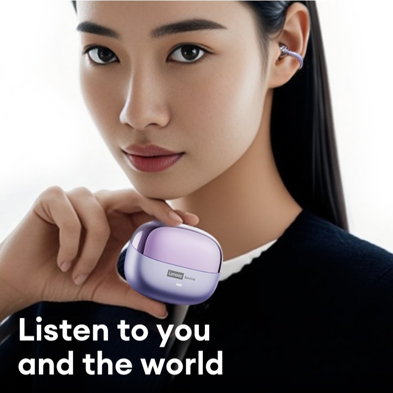 Tai nghe Bluetooth Lenovo LE302 IPX5 chống nước, âm thanh HiFi, thoải mái khi tập thể dục | BigBuy360 - bigbuy360.vn