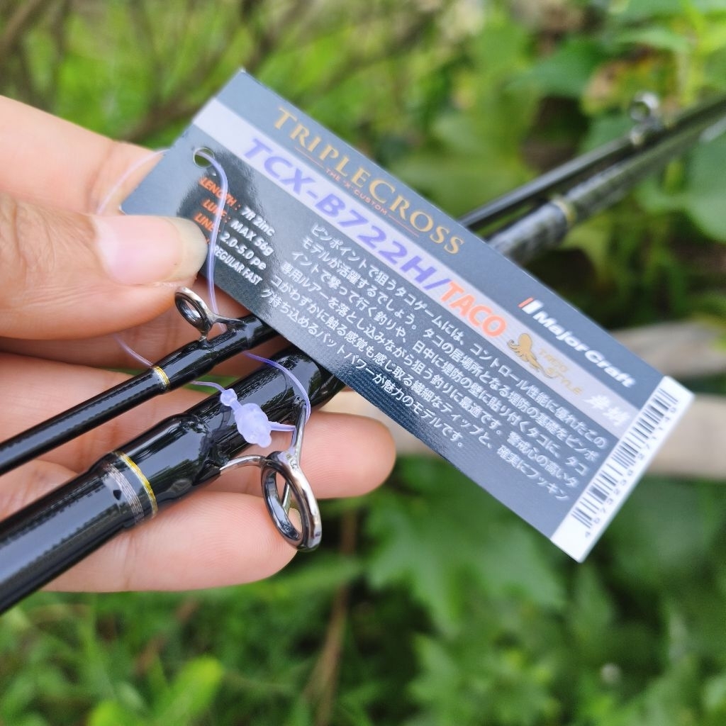 Major Craft Triple Cross TCX-B722H/TACO chuyên câu bạch tuộc, lure lóc bạo lực