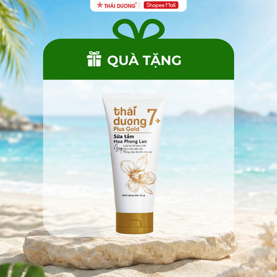 [Quà tặng] Sữa tắm Thái Dương 7 Plus Gold (Tube 50g, Hoa Phong Lan)
