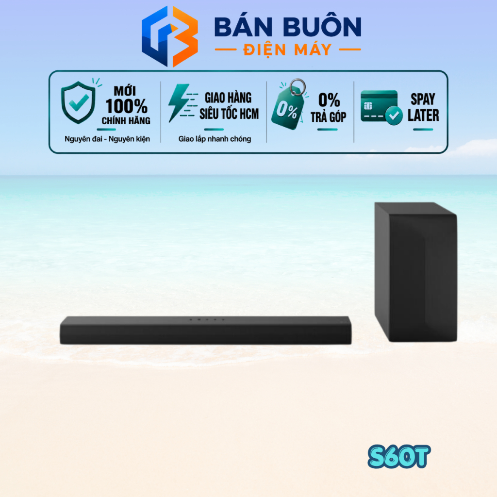 Loa Thanh LG S60T – 340W | S70TY - 400W, 3.1 Kênh, AI Sound Pro, Dolby Digital, DTS Surround, BT 5.3