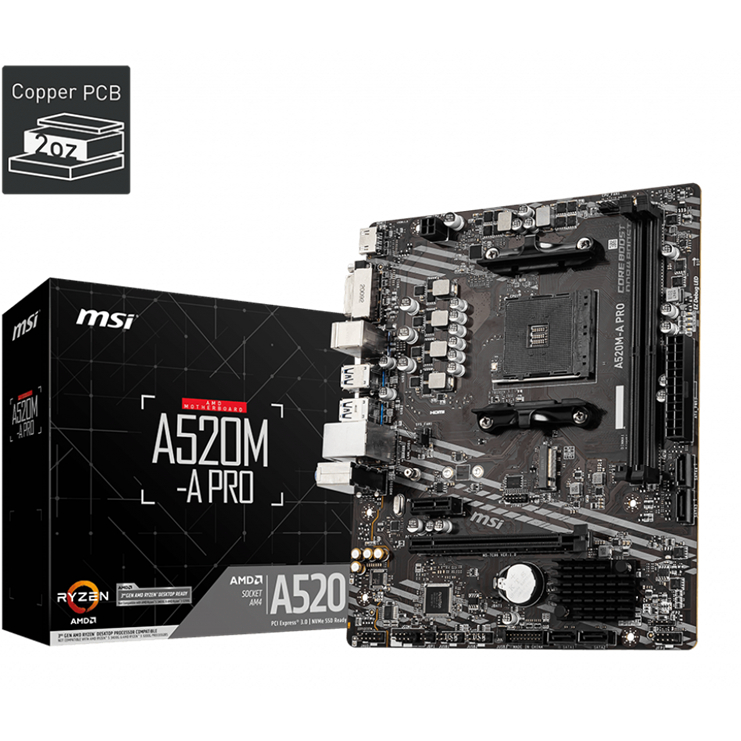 Mainboard MSI A520M-A PRO