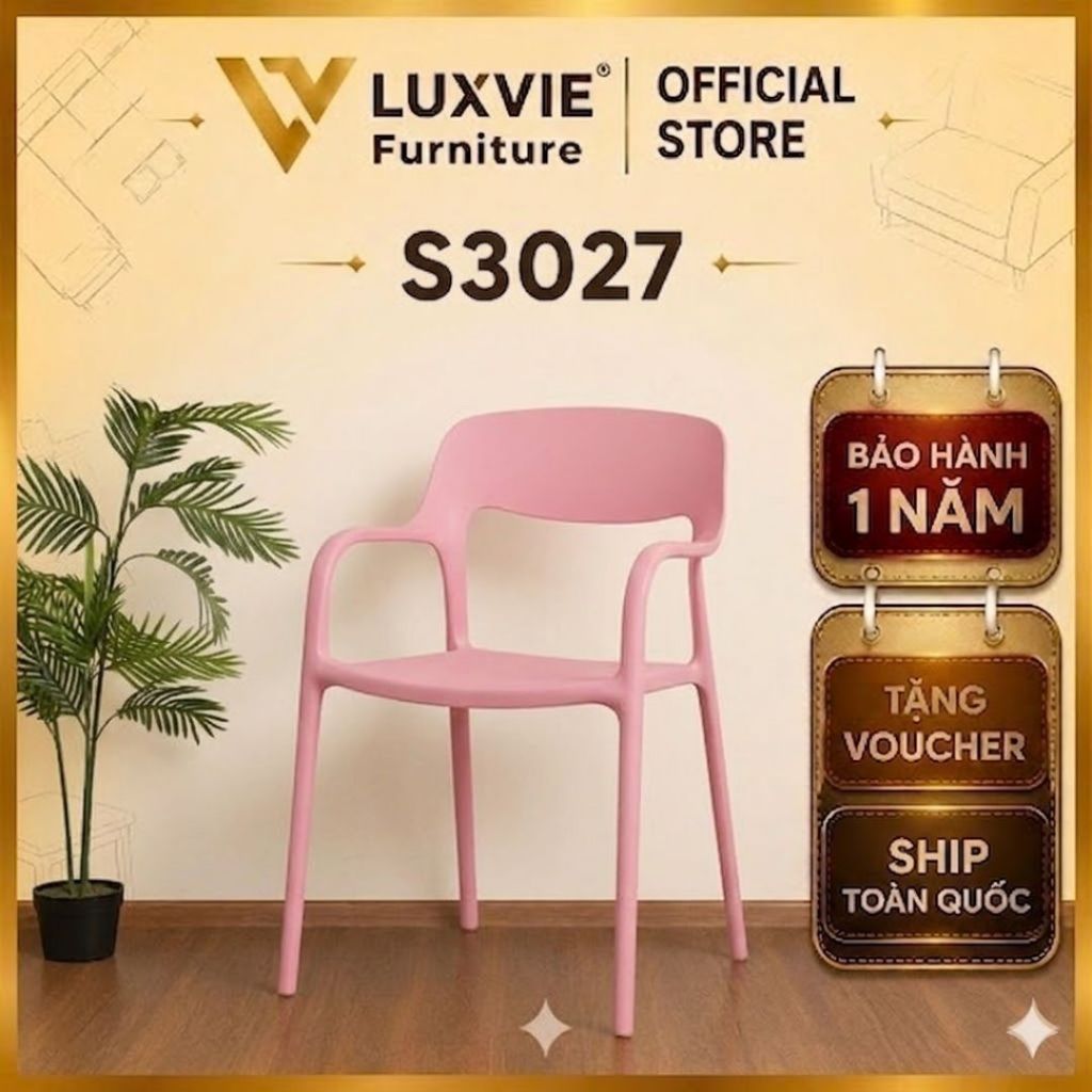 Ghế nhựa đúc S3027