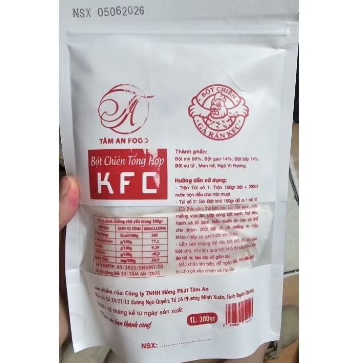 BỘT CHIÊN GÀ KFC 350G