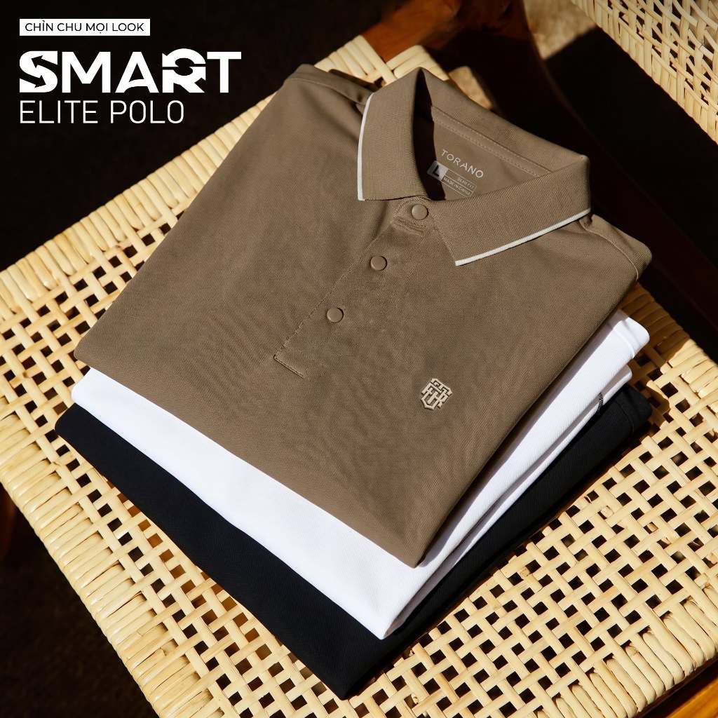 Áo polo nam SMART ELITE POLO TORANO ngắn tay form chuẩn phong cách lịch sự – nam tính HSTP309 | BigBuy360 - bigbuy360.vn