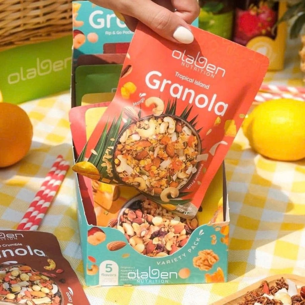 Granola Olaben Nutrition Túi 50g vị Xoài Chanh Dây