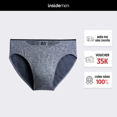 Quần lót nam tam giác INSIDEMEN Brief không đường may mềm mịn thoáng khí IBF001