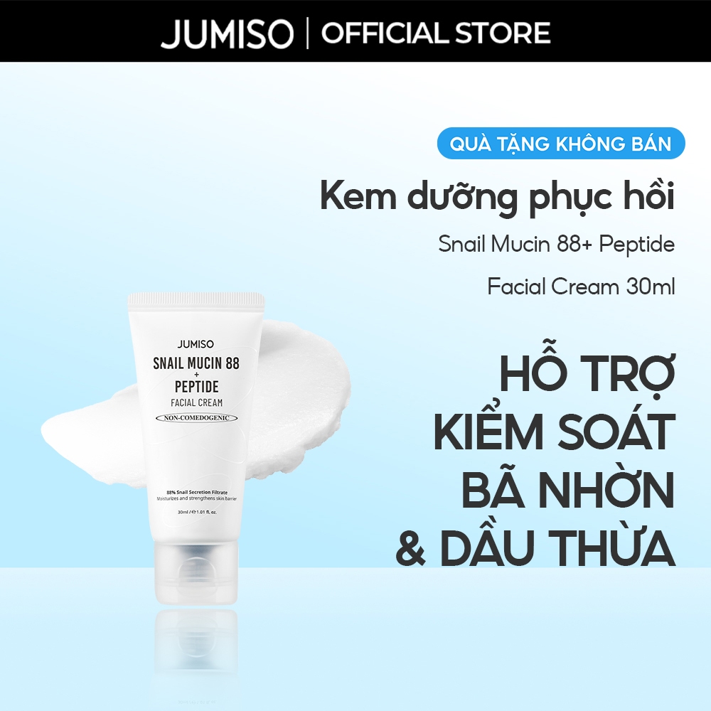 [Date 04.2027] Kem phục hồi Jumiso Snail Mucin 88 + Peptide Facial Cream 30ML