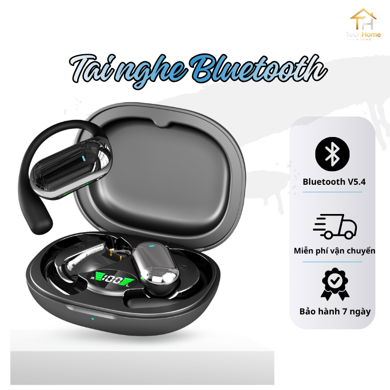 Tai Nghe Móc Tai Q16S Bluetooth 5.4 Thể Thao Chống Nước Nghe Nhạc Gọi Điện Rõ Nét