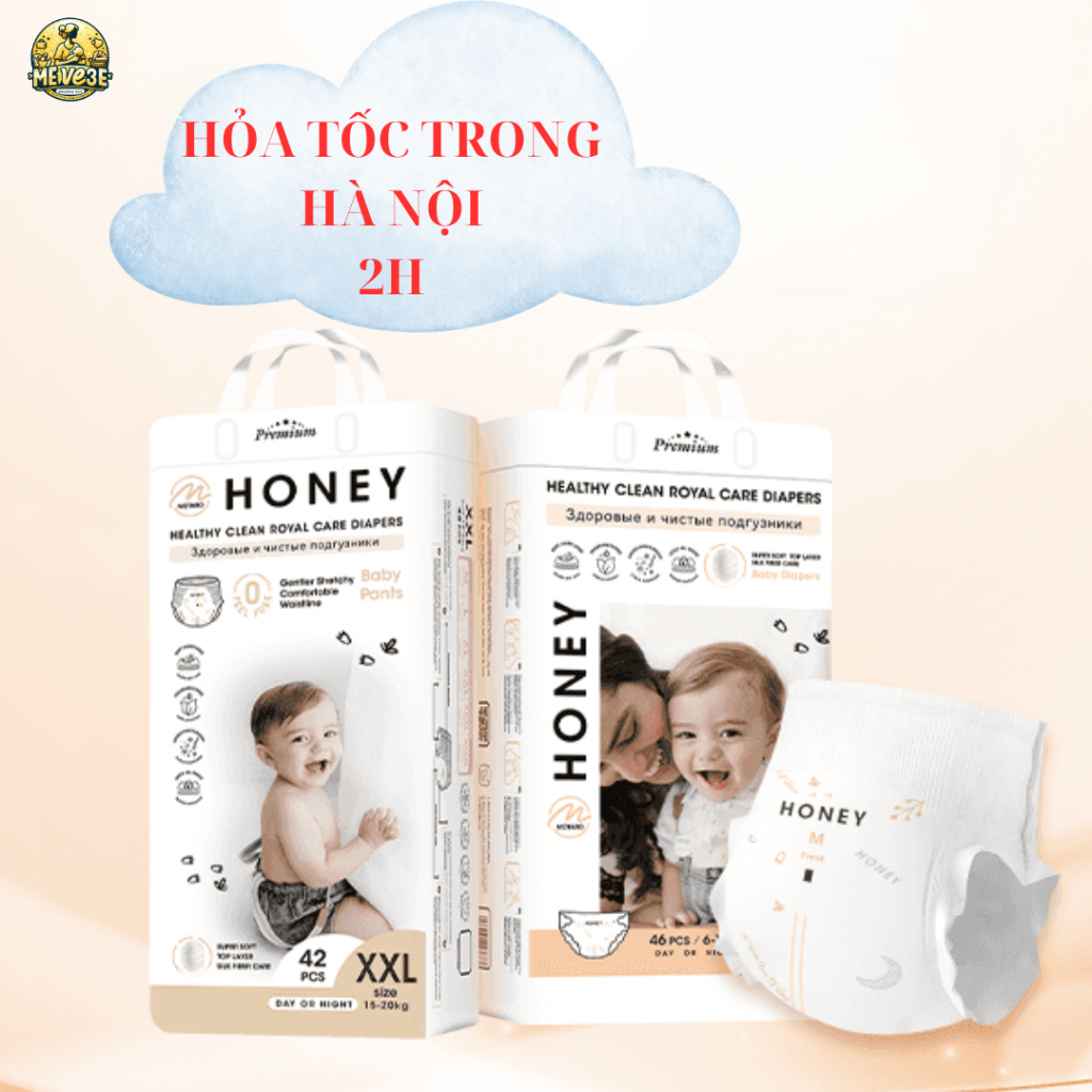 Bỉm dán quần HONEY PREMIUM -size DÁN NB/S/M QUẦN M/L/XL/XXL/3XL/4XL38