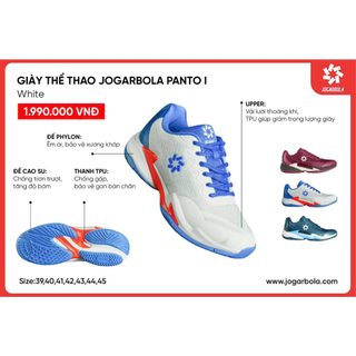 [Hỏa Tốc] Giày Pickleball Jogarbola Panto Chính Hãng – Siêu Nhẹ, Êm Chân, Bám Sân Tốt, Nam