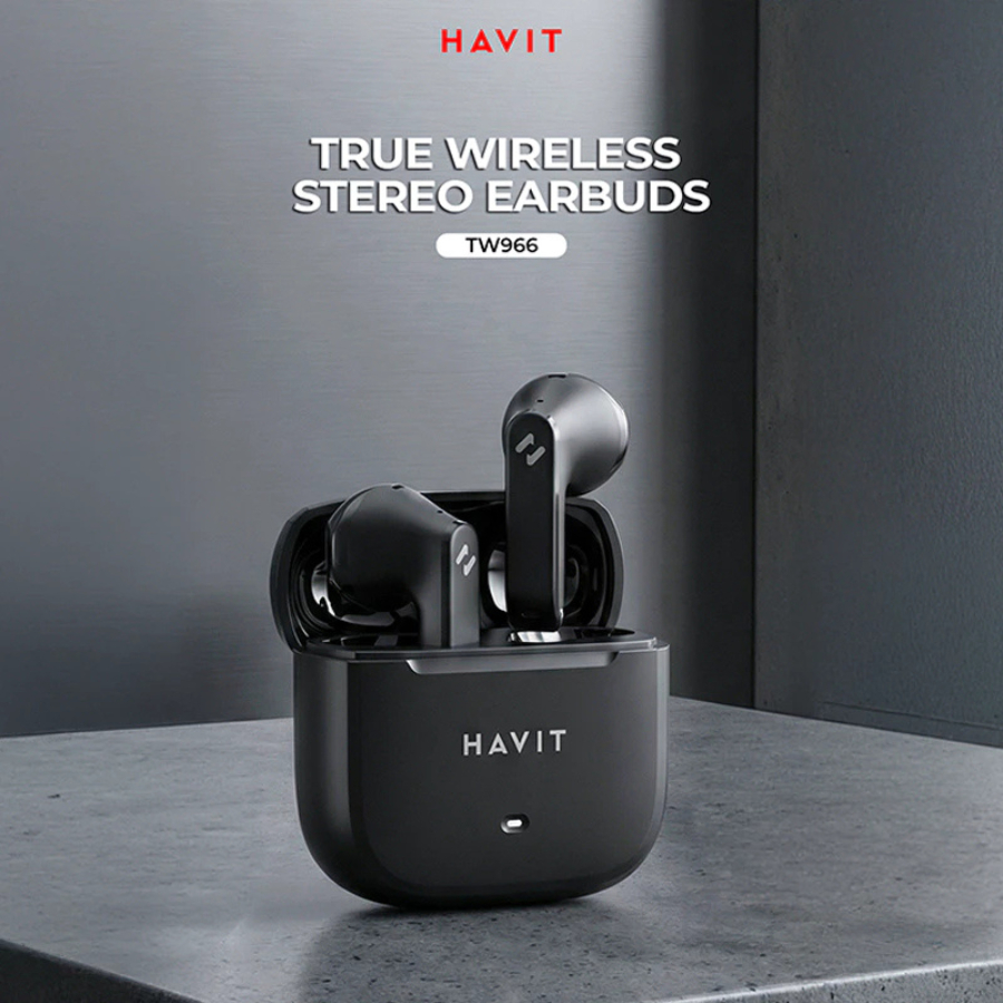 [ĐỘC QUYỀN] Tai nghe True Wireless Havit Life T2 TW966 - 4 Mic ENC, Chống Ồn, Bluetooth 6.0, Pin 25H - Hàng Chính Hãng | BigBuy360 - bigbuy360.vn
