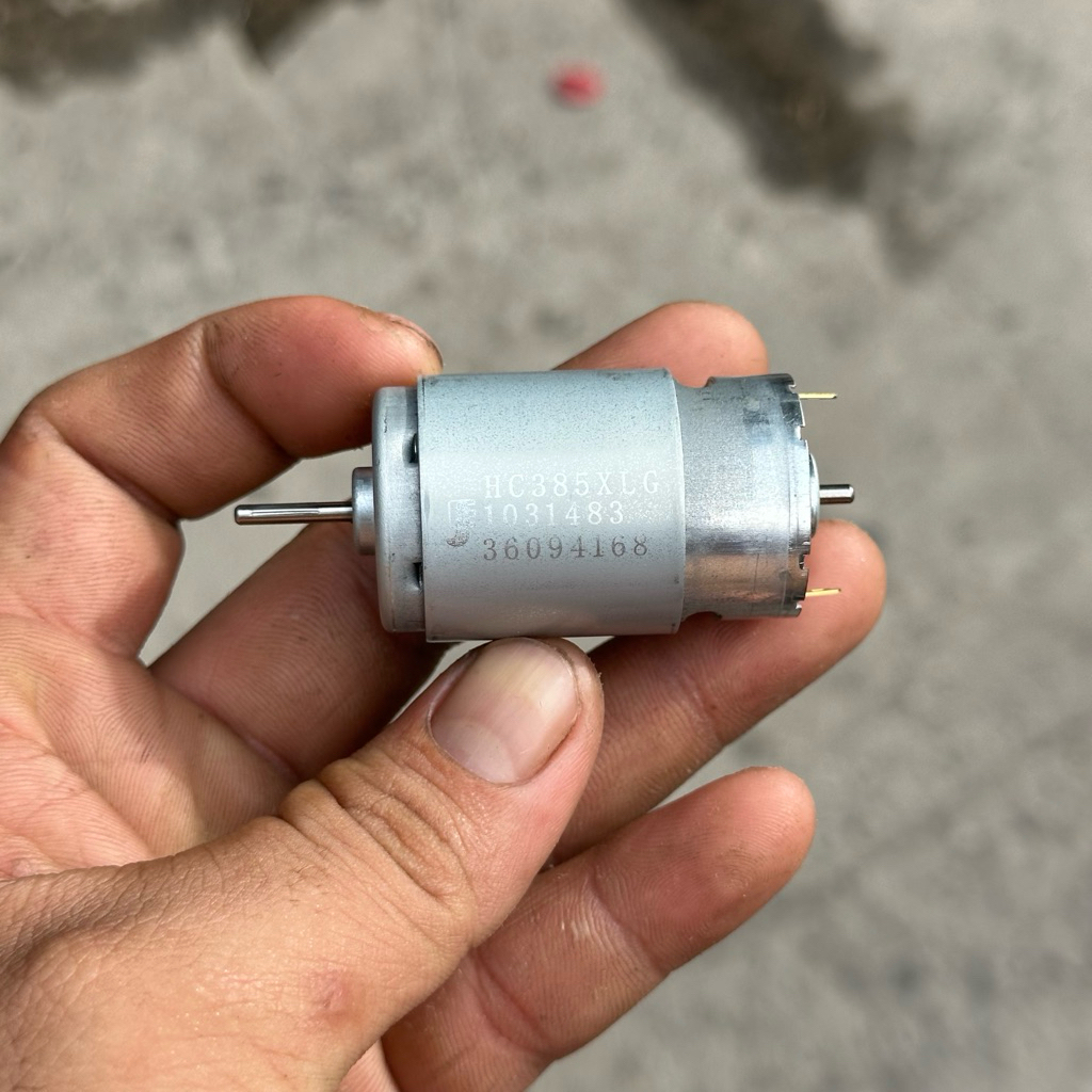 Combo 3c - 5c Mô Tơ 385 DC Thân Dài 12V-24V Tốc Độ Cao | Motor 385 Chổi Than DIY