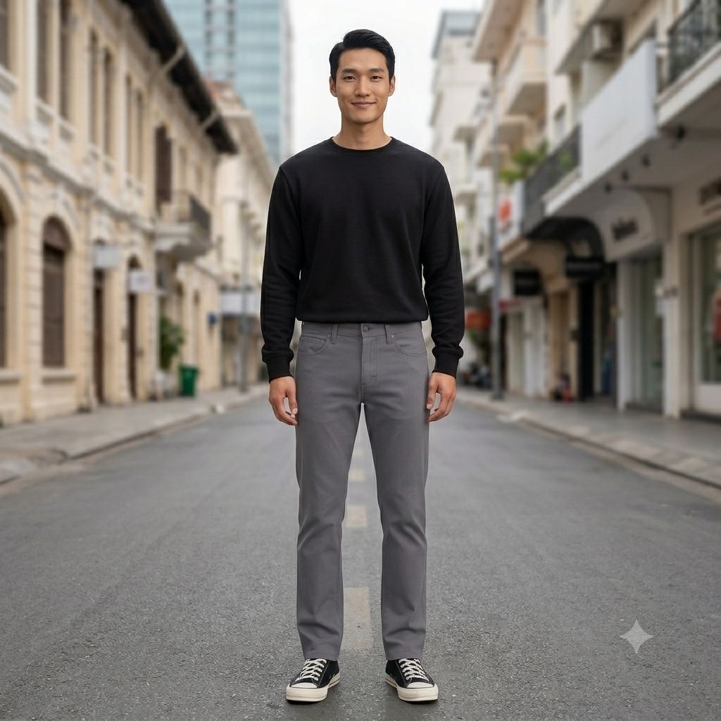 [𝟓𝟏𝟏 - 𝟎𝟎𝟏𝟑] Quần Jean Nam 𝐒𝐋𝐈𝐌 𝐅𝐈𝐓 - Chất Liệu: Co Giãn Nhẹ - Màu: Xám