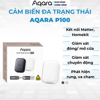 Cảm biến đa trạng thái Aqara P100 Multi-State Sensor VB-S03D, hỗ trợ Matter, Homekit, chính hãng