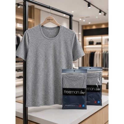 Combo 2 Áo lót nam FREEMAN chất liệu cotton thấm hút mồ hôi tốt TSF603