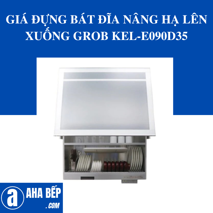 GIÁ ĐỰNG BÁT ĐĨA NÂNG HẠ LÊN XUỐNG GROB KEL-E090D35