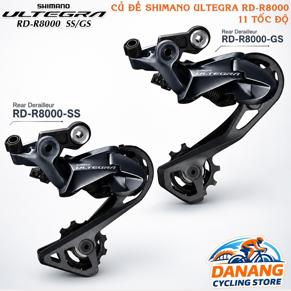 Củ Đề Sau Xe Đạp Road SHIMANO Ultegra RD R8000 11 Tốc Độ – Chính Hãng, Không Hộp