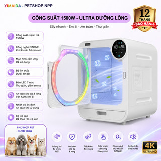 [Phiên bản tiếng Việt] Lồng chuồng hộp sấy lông chó mèo đa năng YIMAIDA KD003 DƯỠNG