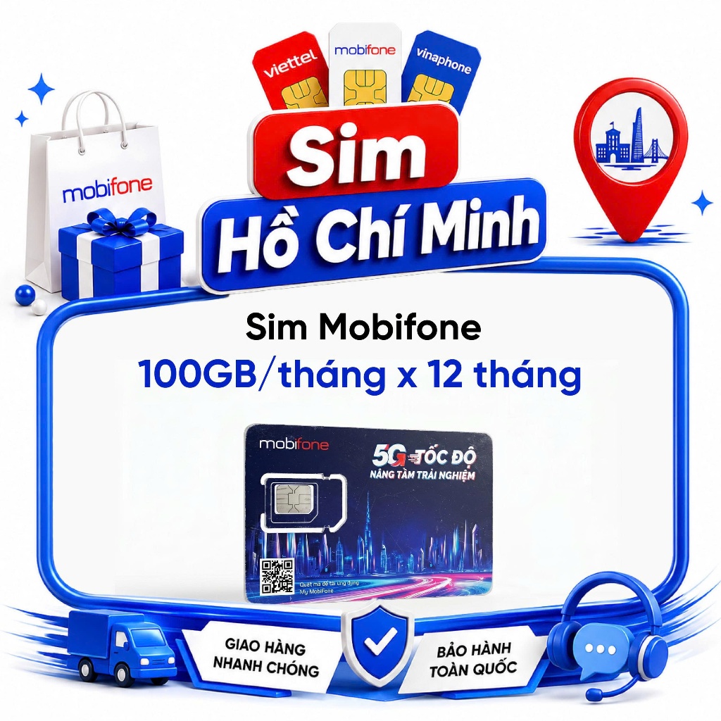 ✨[100GB/tháng] Sim 5G Mobifone 100GB/Tháng chính hãng trọn gói 12 tháng data tốc độ cao ổn định