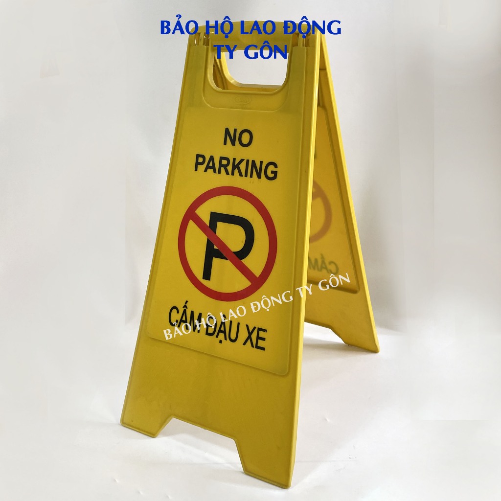Biển nhựa cảnh báo cấm đậu xe, biển chữ A gấp gọn, biển cảnh báo an toàn