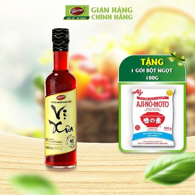 Nước Mắm Cao Cấp Vị Xưa Barona 40 Độ Đạm 500ml [Tặng 100g Bột Ngọt]