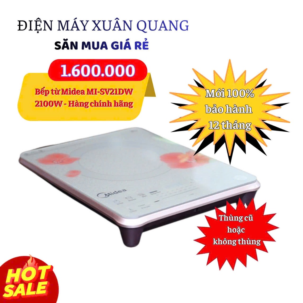 Bếp Điện Từ Midea Sv21Dw