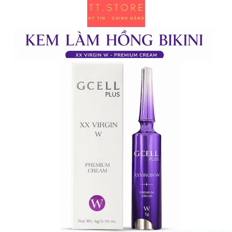 Kem Làm Hồng Vùng Kín GCell XX Virgin Cream Premium 5g và 10g